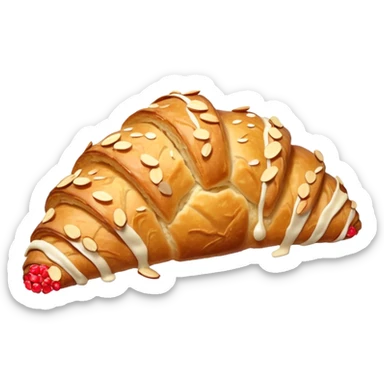 Almond croissant sticker