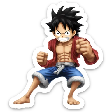 Luffy gear5 one piece  sticker