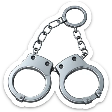 handcuffed sticker
