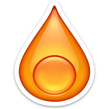 Molten Glass Shape sticker