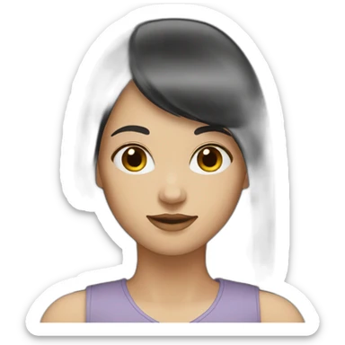 white-woman-with-long-black-hair-and-straight-bangs sticker