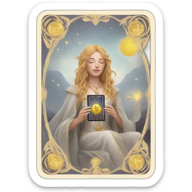 tarot cards sticker