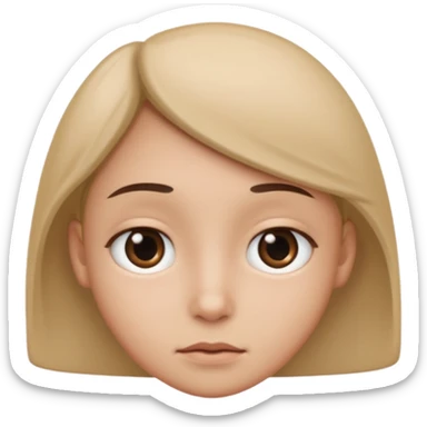 Make the eye smaller and push it yo the left sticker