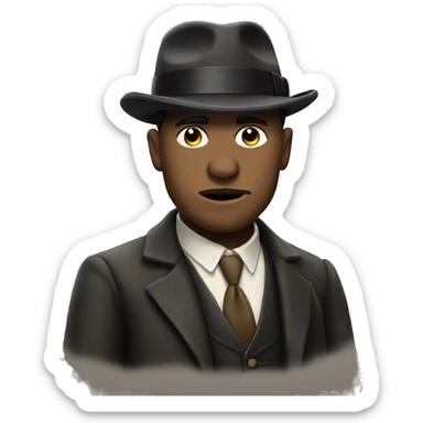 emoji peaky blinder sticker