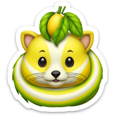 Lemon skunk  sticker