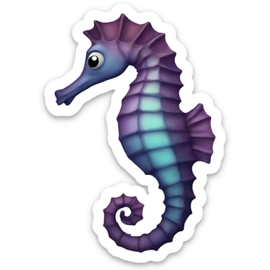 Seahorse sticker