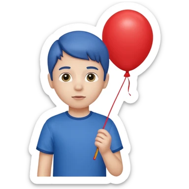 Child + balloon, Park Visitor, with park. sticker