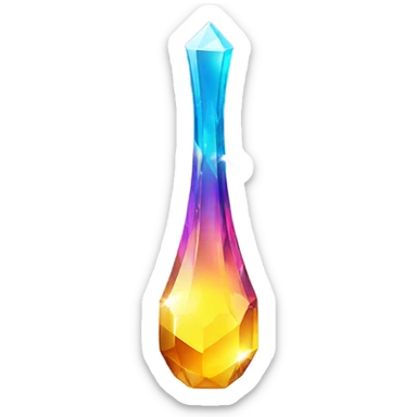 Salto de cristal sticker