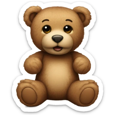 teddy bear sticker