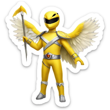 Big Bird Power Ranger:
Yellow Feather Ranger
A tall, kind-hearted Ranger in bright yellow armor with feathered accents, wings for gliding, and a staff that doubles as a teaching tool. Always curious and ready to explore. sticker