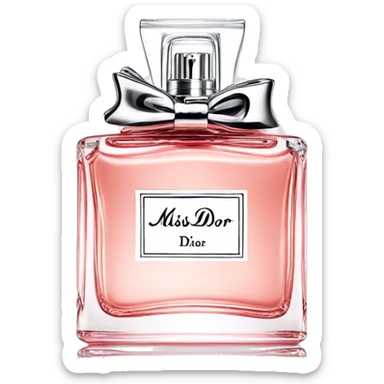 Miss dior perfume sticker