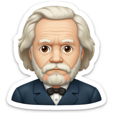 karl marx dissapointed sticker