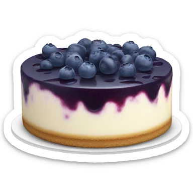 Blueberry Cheesecake sticker