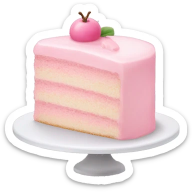 Light pink cake sticker