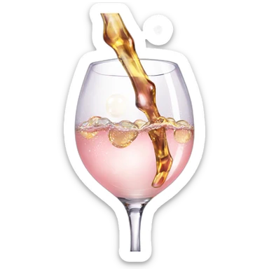 white cup on simple background sticker