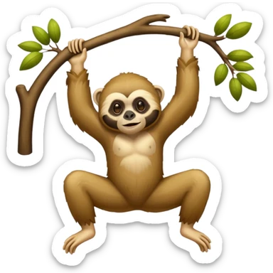 Gibbon sticker