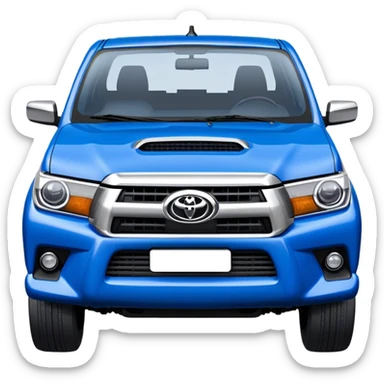 Toyota Hilux - Toyota (Model Year: 2021) (Iconic colour: Blue) sticker