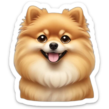 cute pomeranian sticker