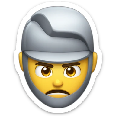 angry product manager shouts on frontend developer sticker