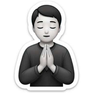 Dibuja emojis minimalistas en blanco y negro, estilo 'ecuación', que representen 'Jonás y el gran pez'. Usa solo símbolos abstractos como 🐋, 🌊, 🙏 en trazos simples, sin color, similar a una fórmula matemática."*   sticker