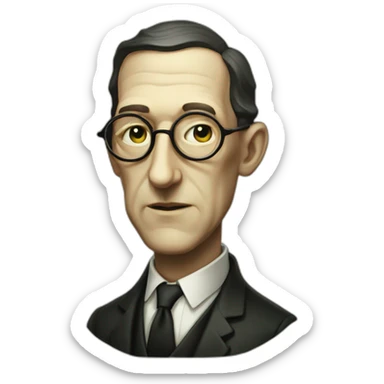 h-p-lovecraft sticker