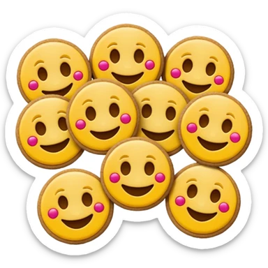 Unas galletas de navidad  emoji sticker