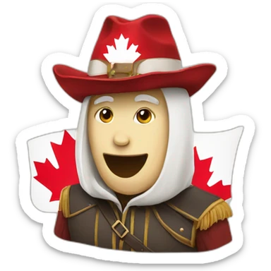 elon mush with canada flag sticker