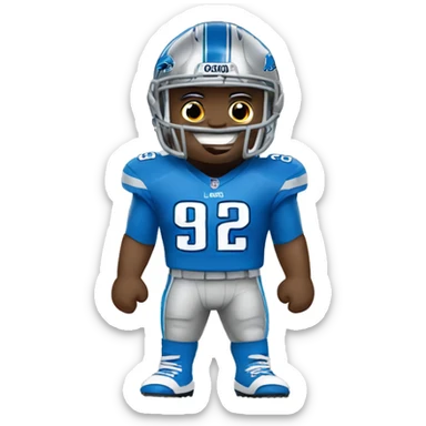 Detroit lions sticker