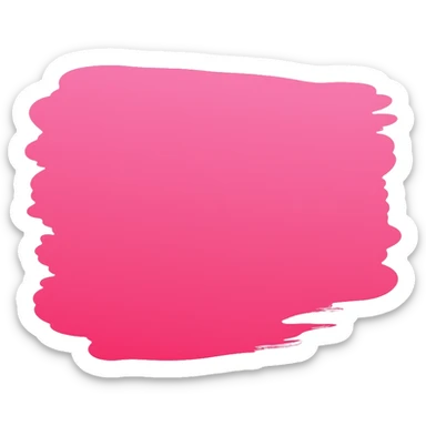 Pink color swatch sticker