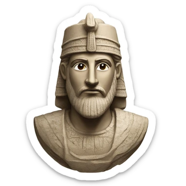 Assyrian statue sticker
