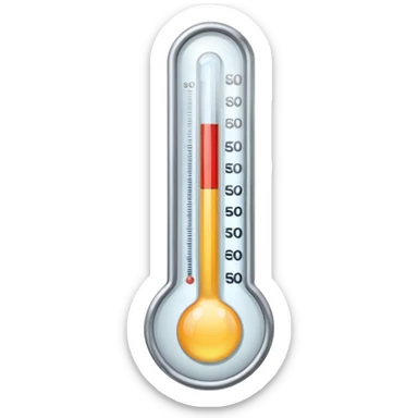 Thermometer sticker