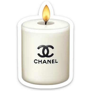 Chanel candle sticker