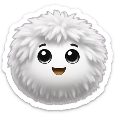 fluffy air pods sticker