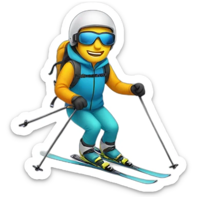  ski sticker