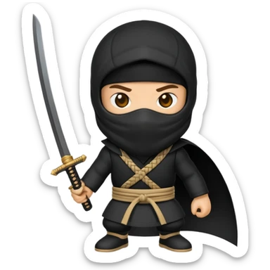 necesito un emoji ninja con el signo de escorpio  sticker