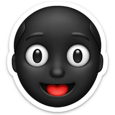 Черные эмоди sticker