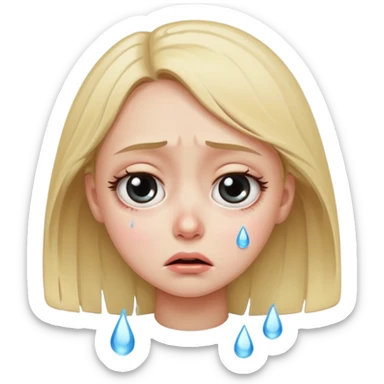 big big big extra sad cry sticker