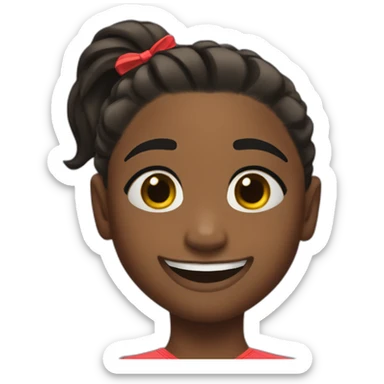 Simone-biles-winking sticker