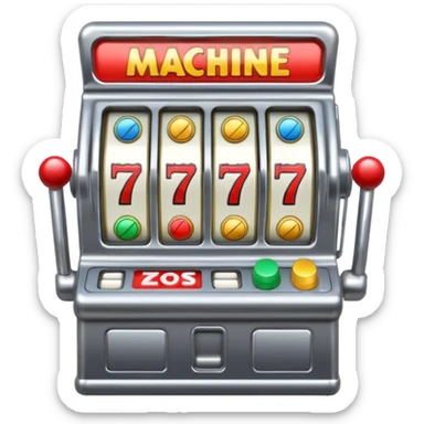 slot machine sticker
