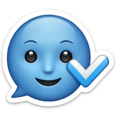 Verified account emoji  sticker