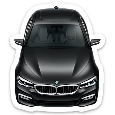 Black bmw series 5 sticker