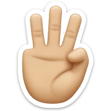 FINGERS ATTACHING A PUSHPIN sticker