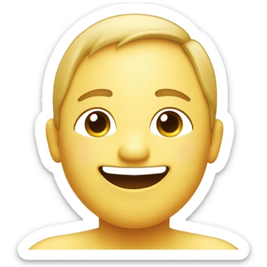 Down syndrome smiley face sticker