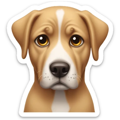 Dog sad sticker