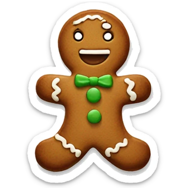 Gingerbread sticker