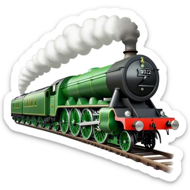 Steam Train - Flying Scotsman (Model Year: 2022) (Iconic colour: Green) sticker