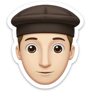 Jew big nose kippa sticker