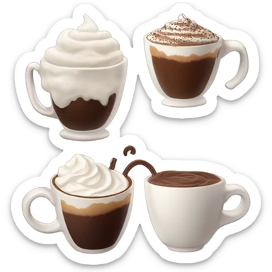 hot chocolate  sticker