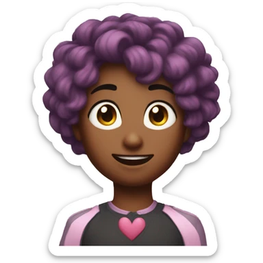 Celeste heart  sticker