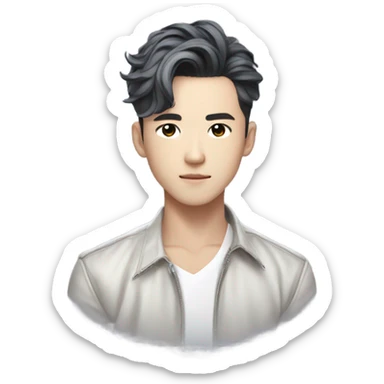 Top from big bang sticker